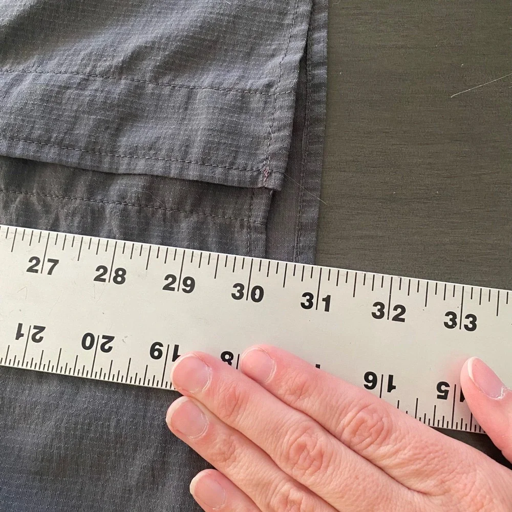 The North Face A5 Series Mens Medium Gray Nylon Ripstop Hiking Shirt AH5N